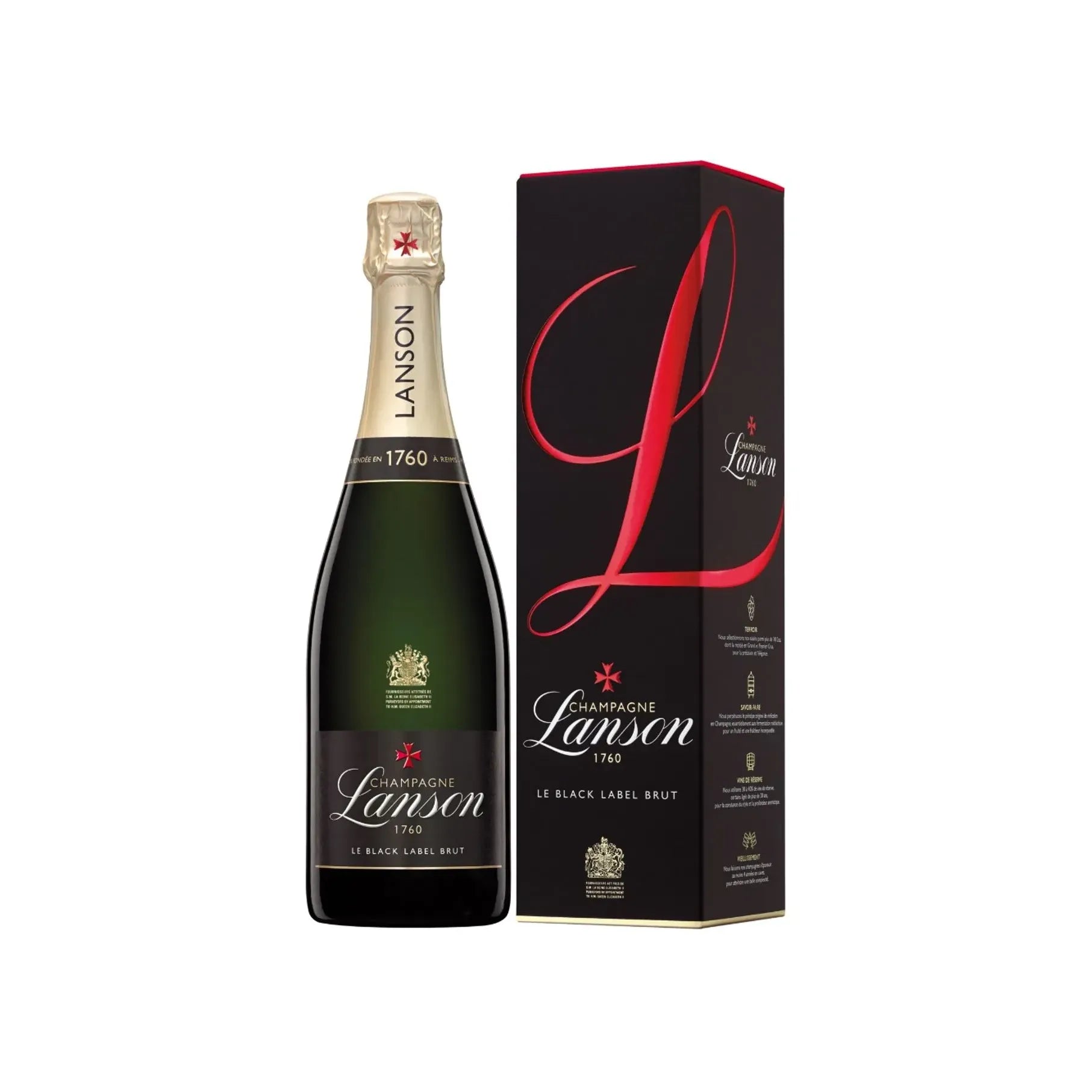 Champagne Lanson 1760 Le Black Label Brut - 750 Ml