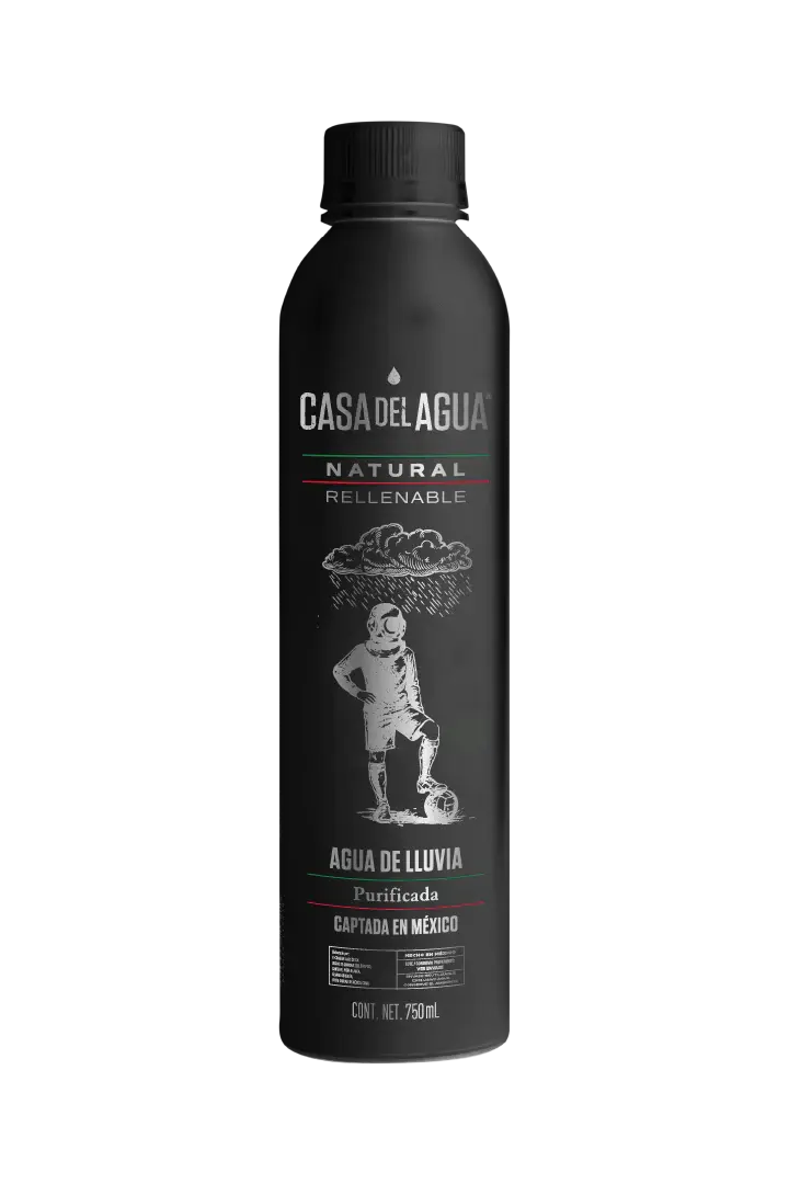 Agua Natural Casa Del Agua Aluminio Edic Mundial - 750 Ml