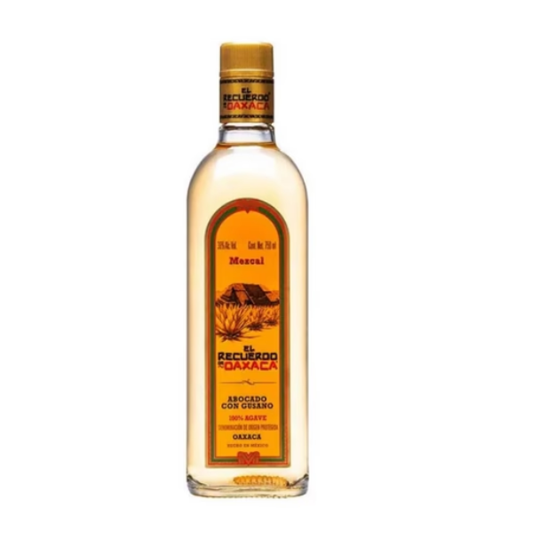 Mezcal El Recuerdo De Oaxaca 100% Abocado C/Gusano - 750 Ml