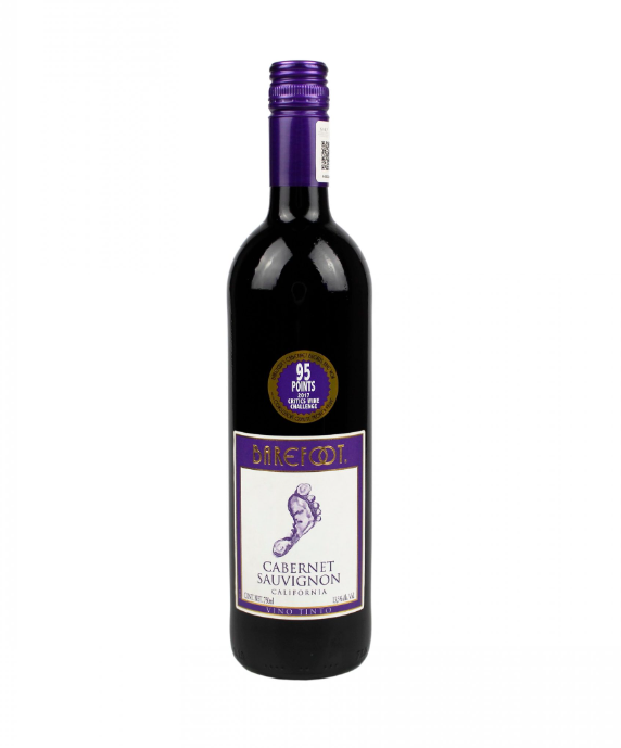 Vino Tinto Barefoot Cabernet - 750 Ml
