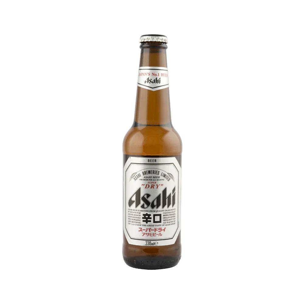 Cerveza Asahi Super Dry Vidrio - 330 Ml