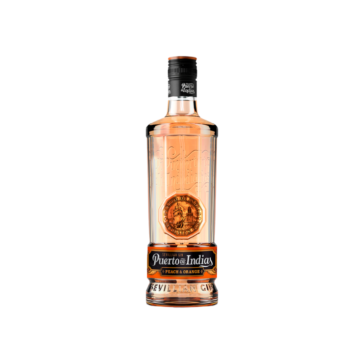 Ginebra Puerto De Indias Peach & Orange - 750 Ml