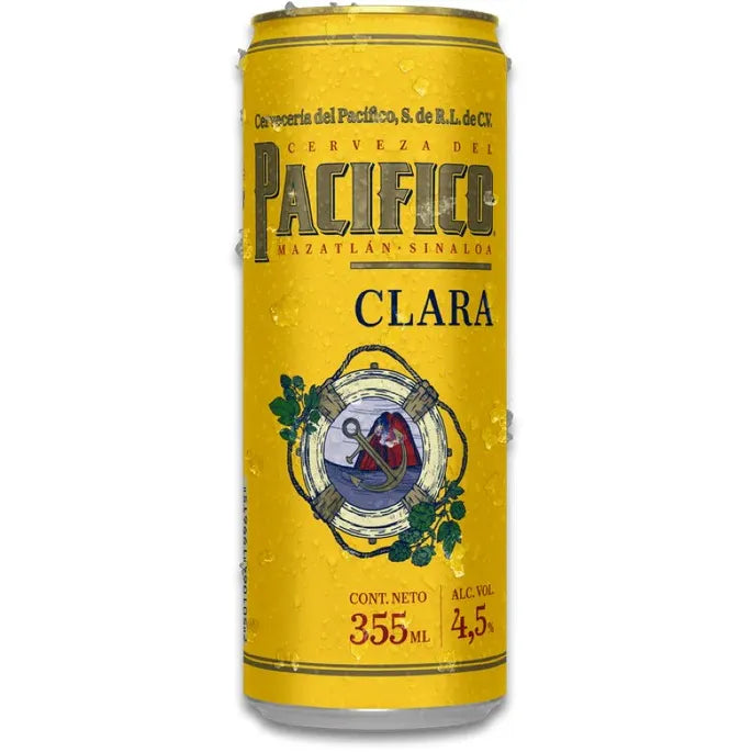 Cerveza Pacifico Clara Lata - 355 Ml