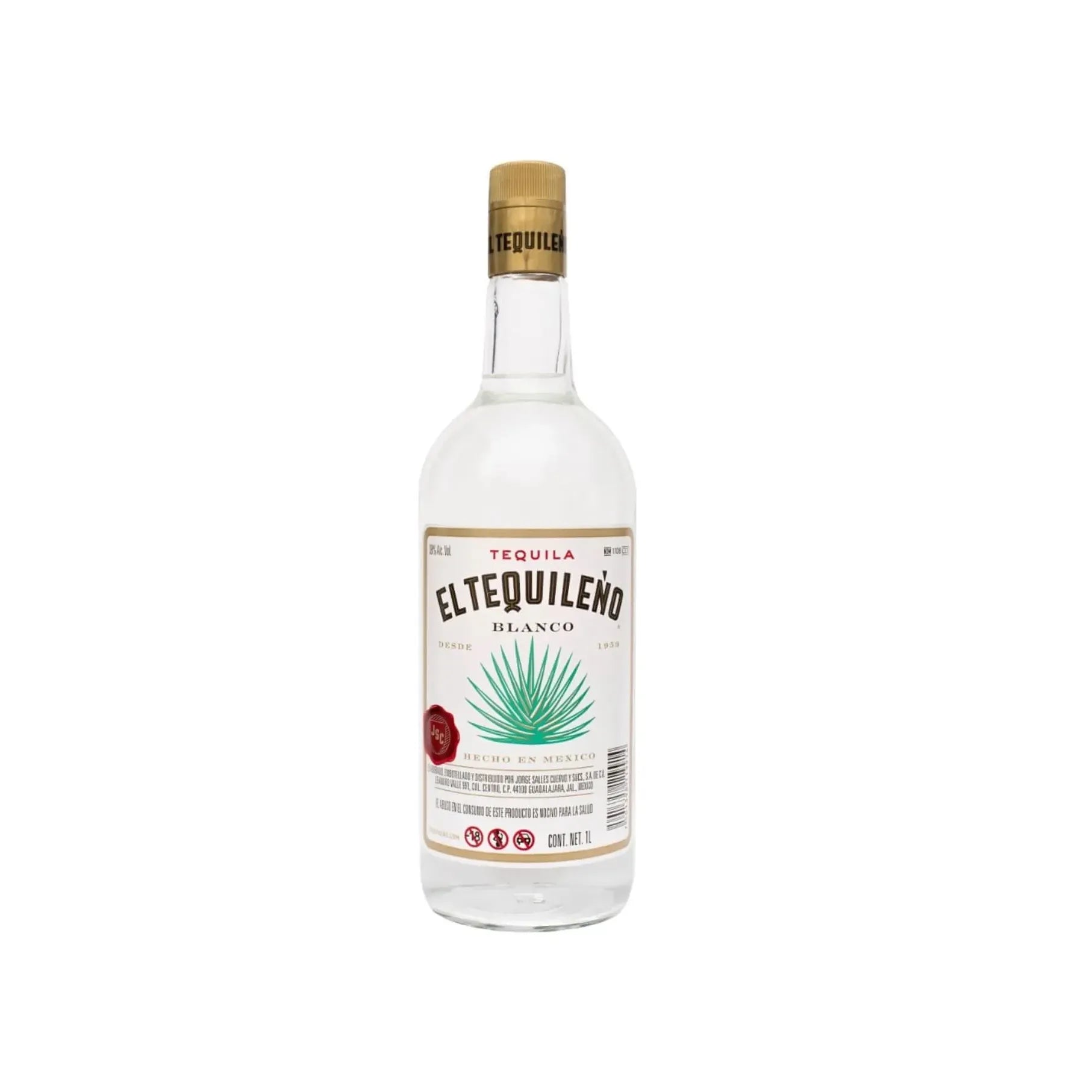Teq. El Tequileño Blanco - 1 L