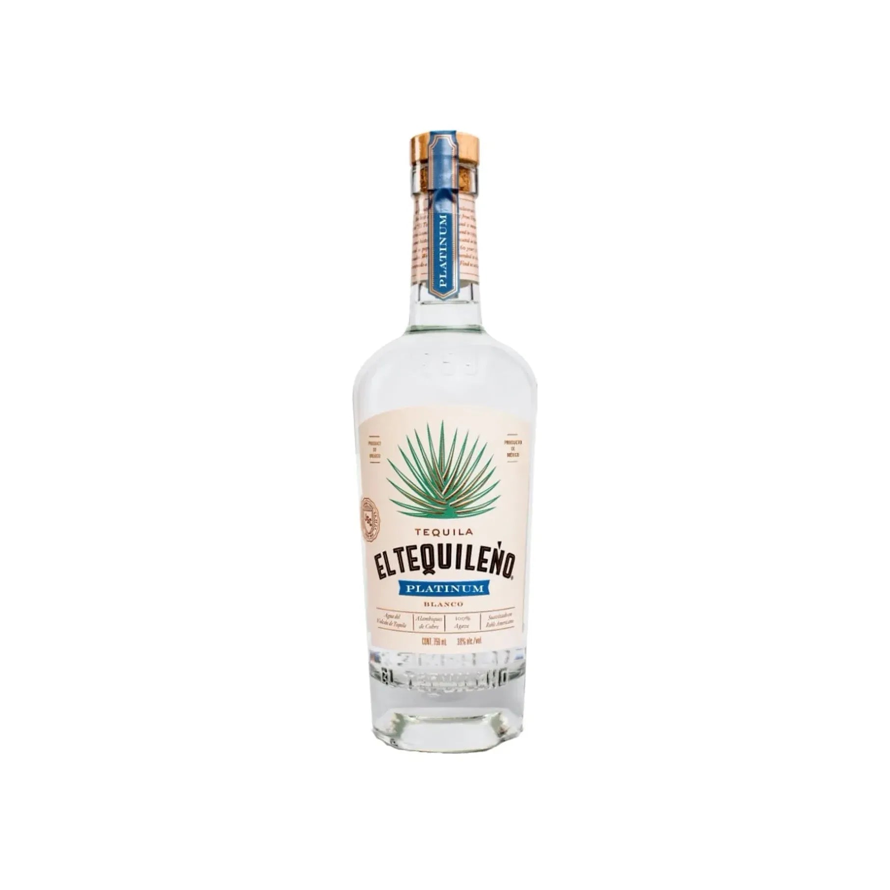 Tequila El Tequileño Platinum - 750 Ml