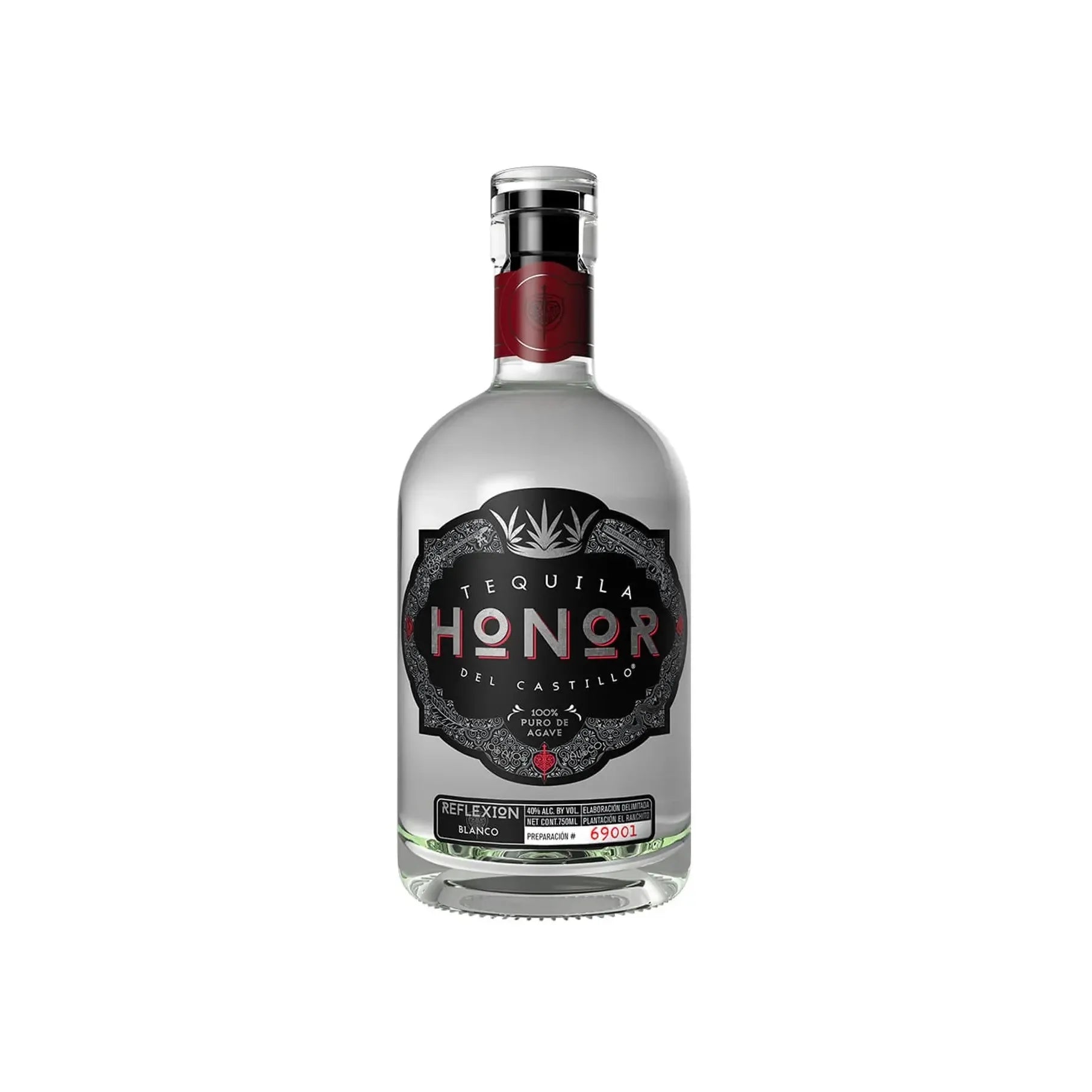 Tequila Honor Del Castillo Blanco Reflexion - 750 Ml