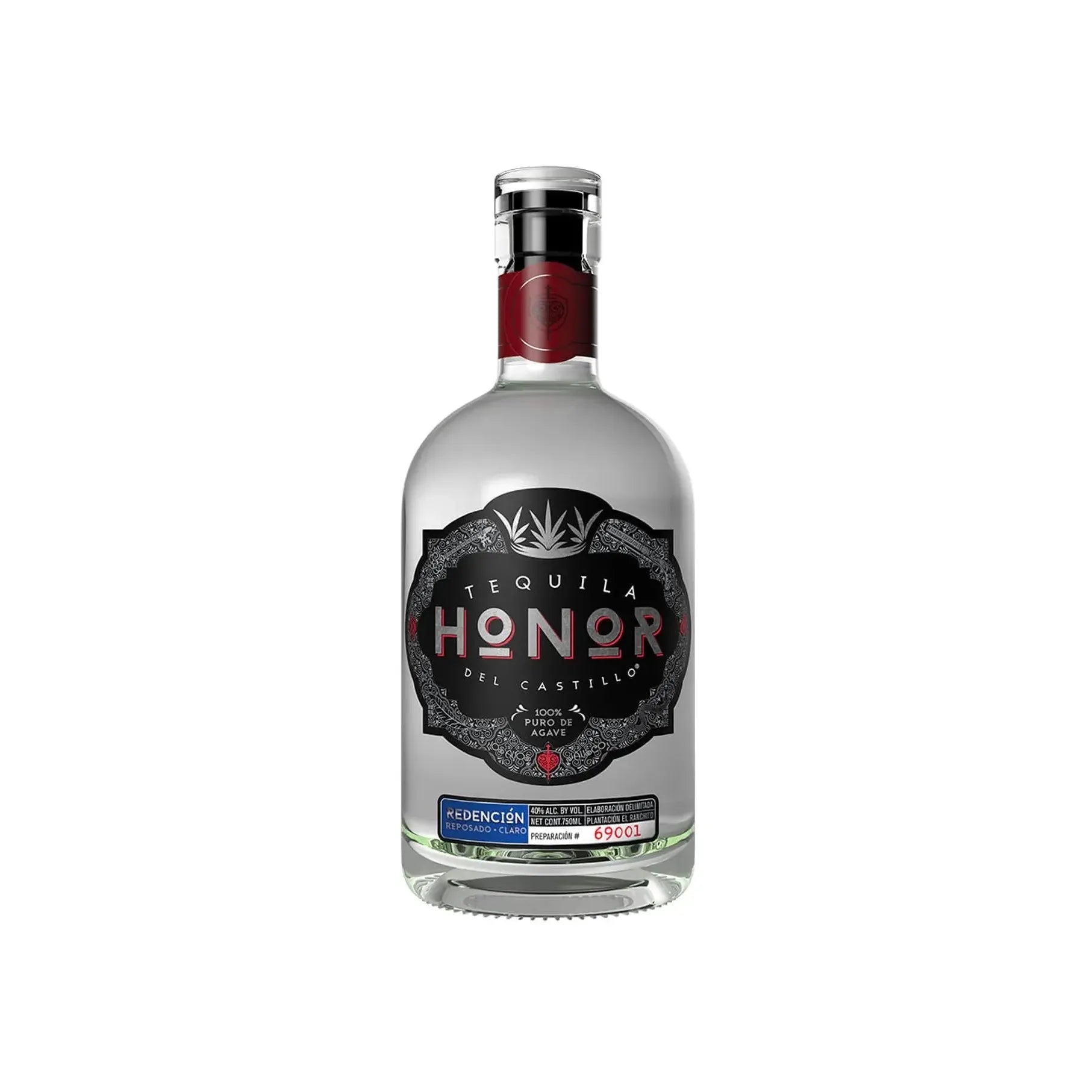 Tequila Honor Del Castillo Reposado Claro Redencion - 750 Ml