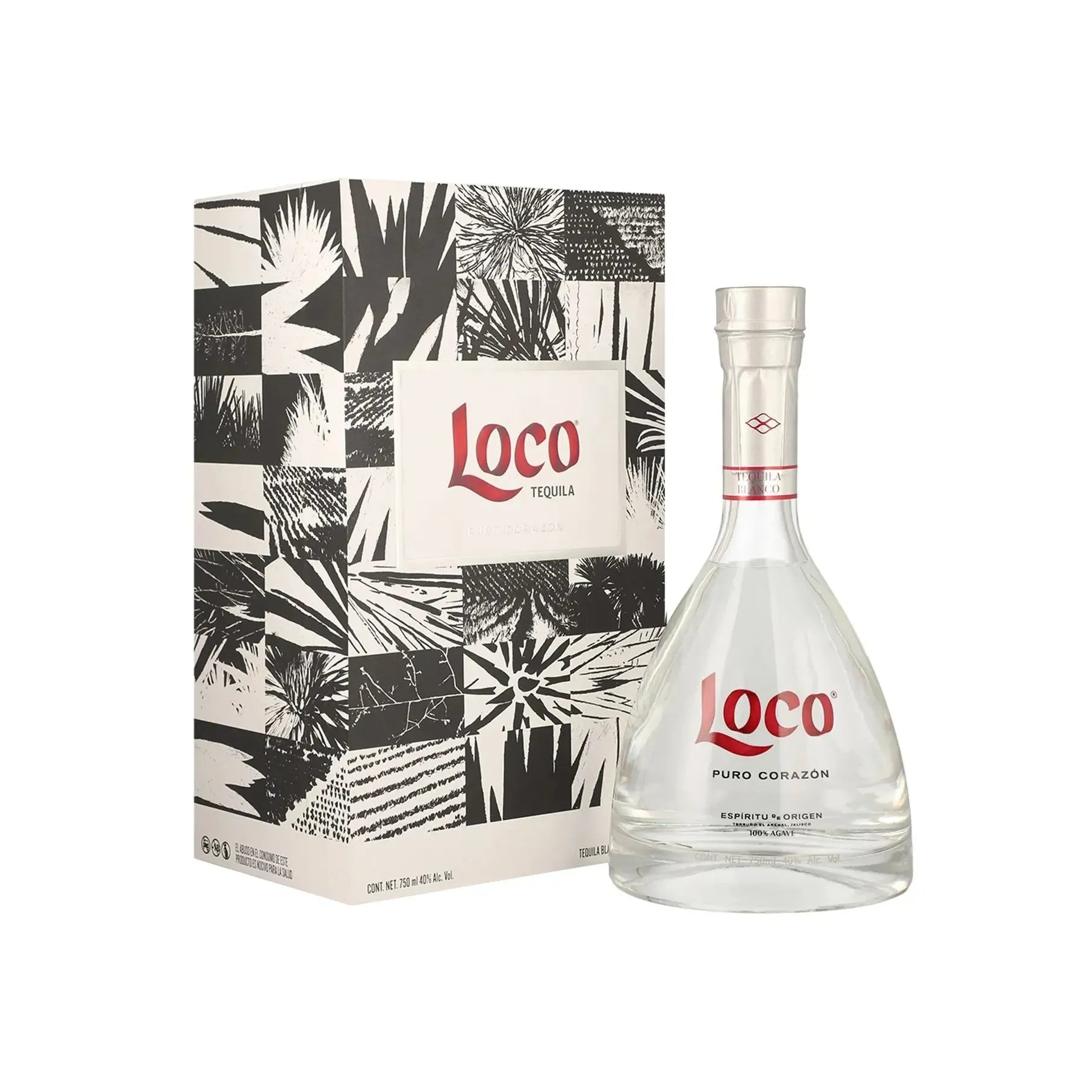 Tequila Loco Blanco Puro Corazon - 750 Ml