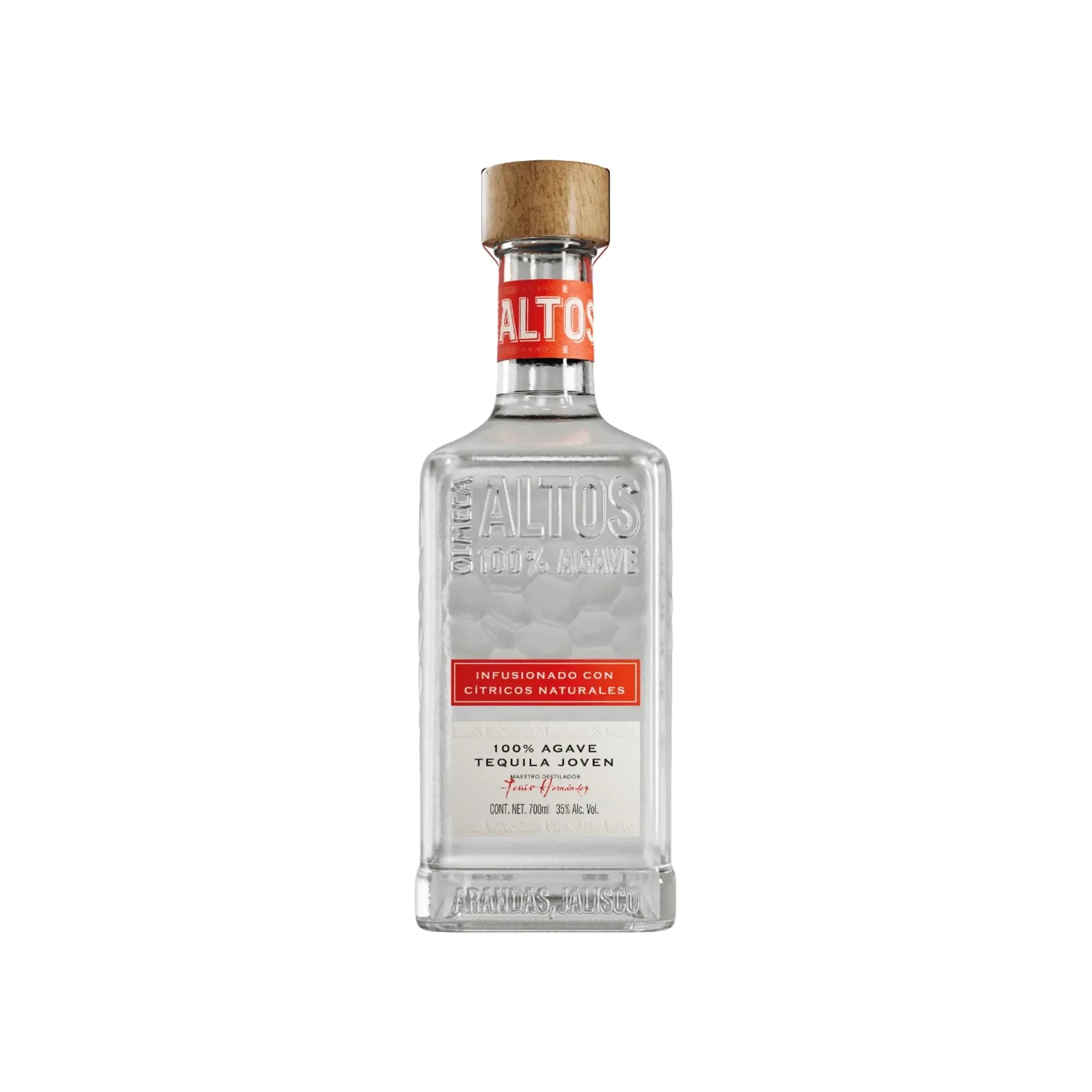 Teq. Olmeca Altos Joven 100% Inf. Citricos - 700 Ml