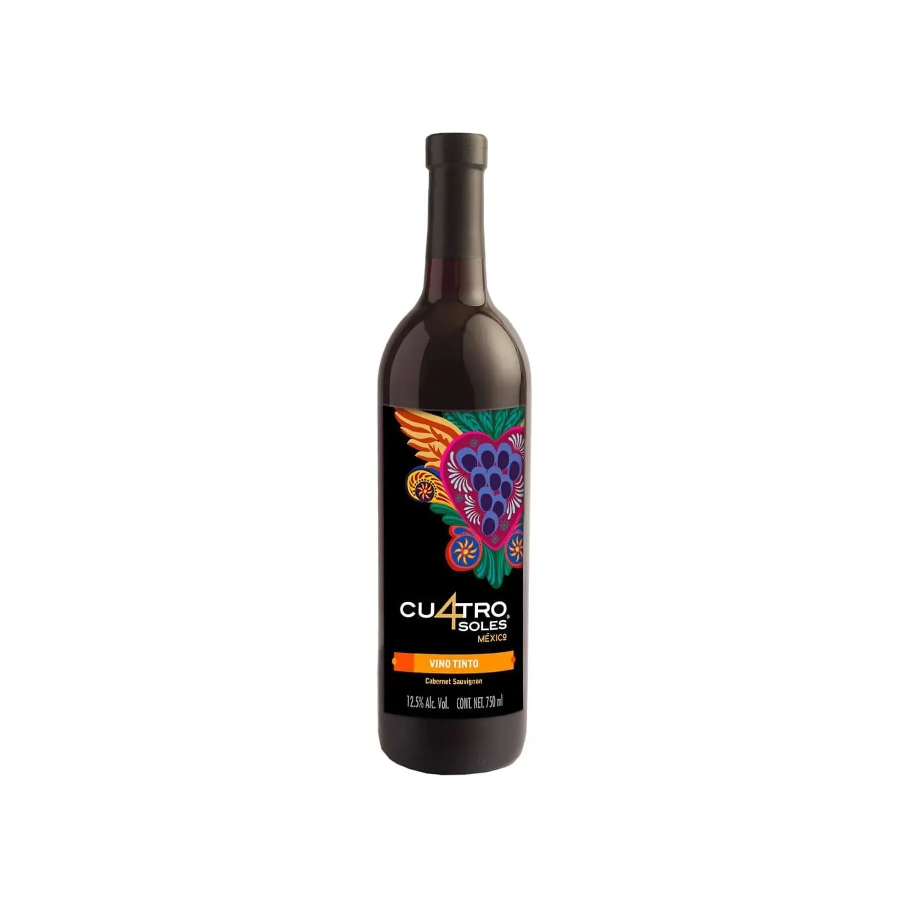 Vino Tinto Cu4Tro Soles Cabernet - 750 Ml