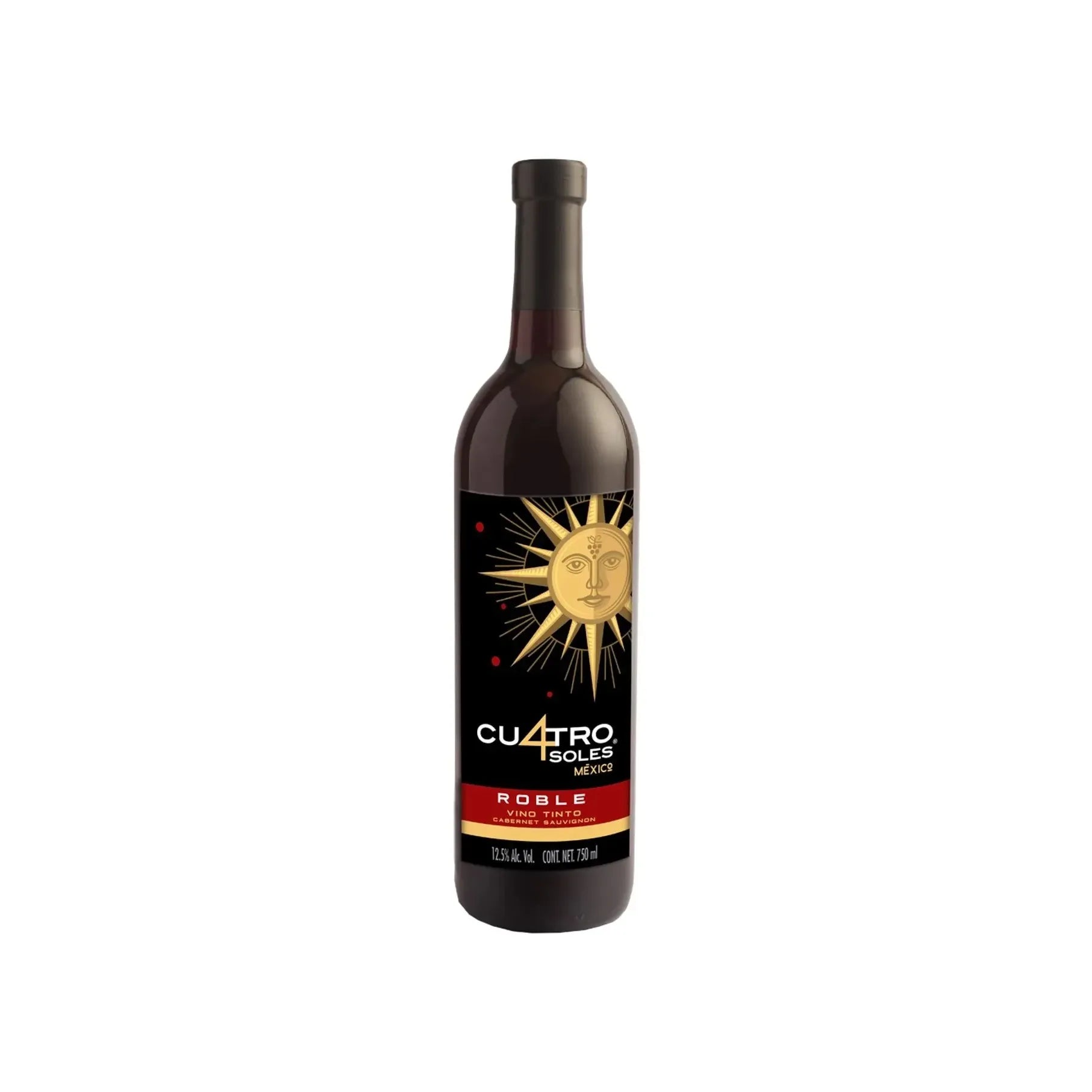 Vino Tinto Cu4Tro Soles Roble Cabernet - 750 Ml