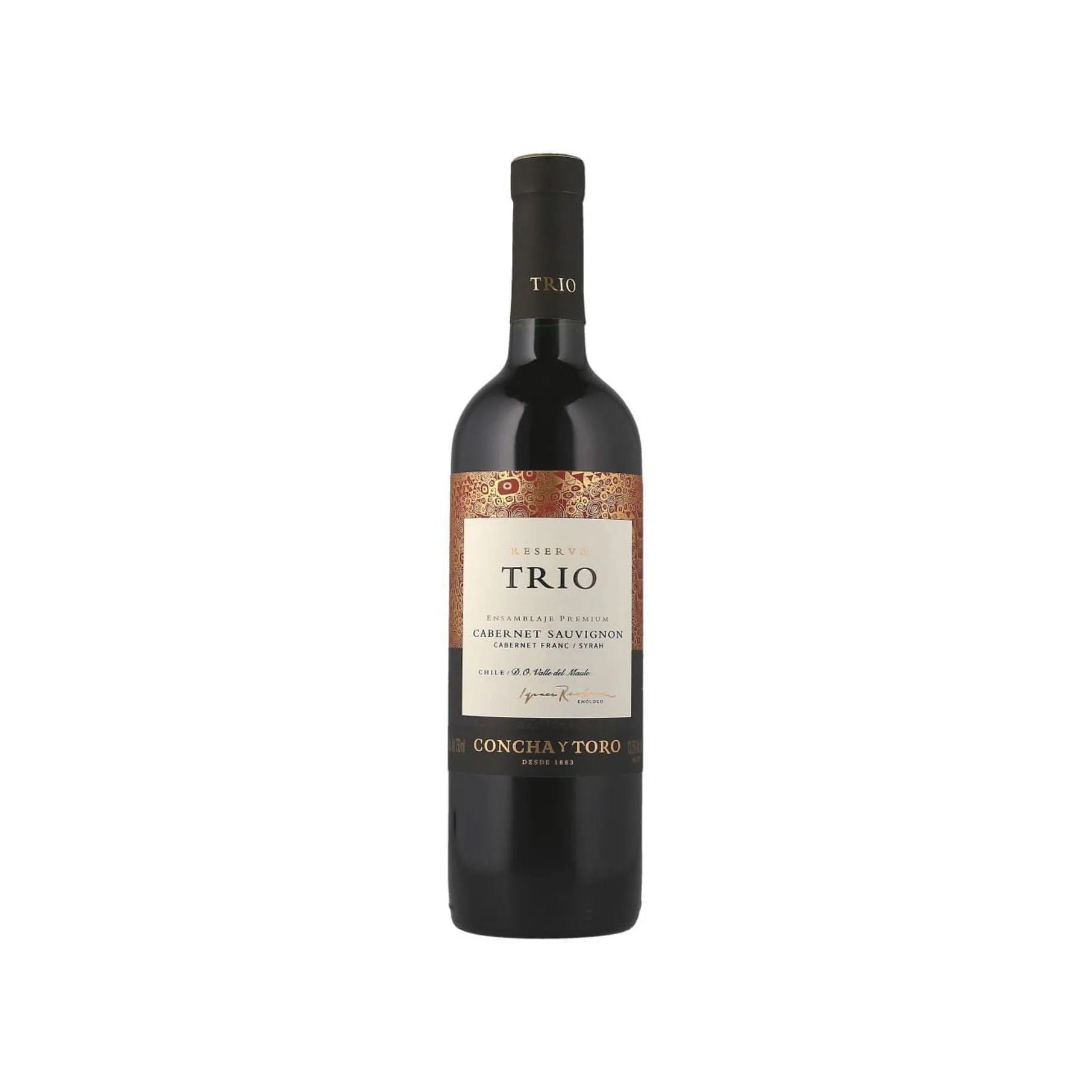 Vino Tinto Trio Cabernet Sauv Franc Syrah Reserva (13.5º) - 750 Ml