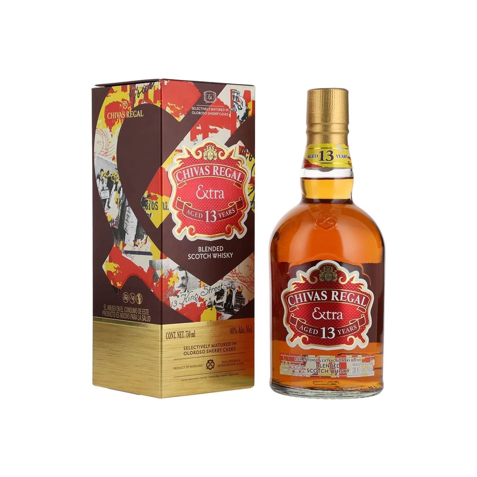 Wky. Chivas Regal Extra 13A Sherry - 750 Ml