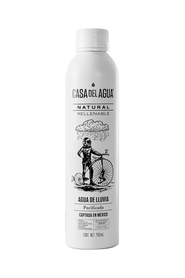 Agua Natural Casa Del Agua Aluminio - 750 Ml