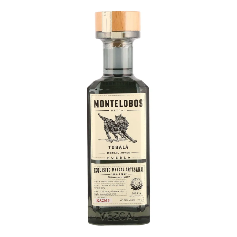Mezcal Montelobos Joven 100% Tobala - 750 Ml