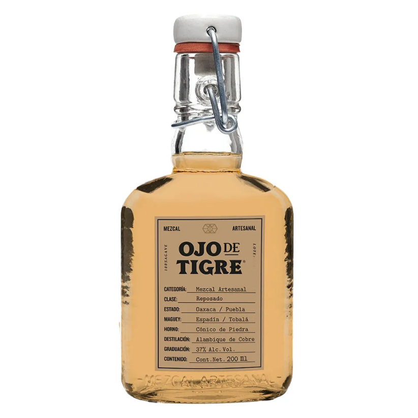 Mezcal Artesanal Ojo De Tigre Rep 100% - 200 Ml