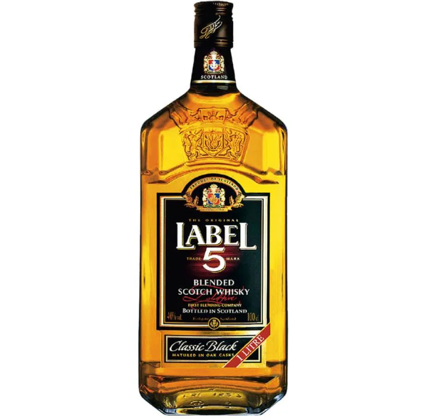 Wky. Label 5 - 1 L
