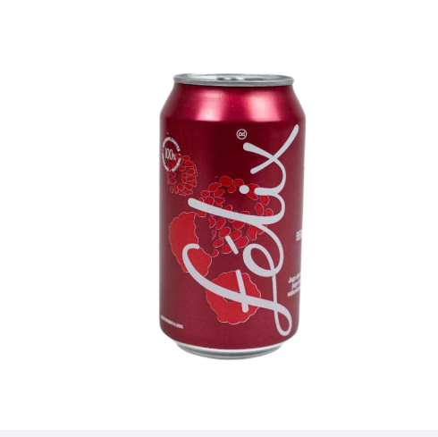 Soda Natural Felix Schorle Sabor Frambuesa Jalisco Lata - 355 Ml