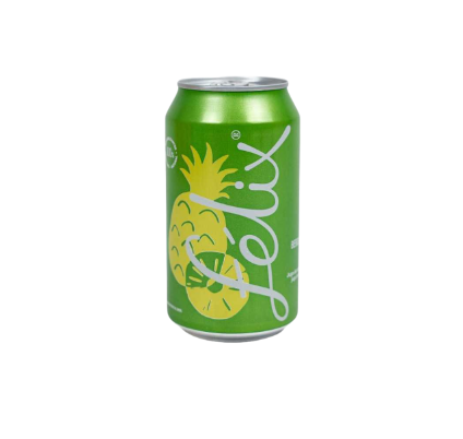 Soda Natural Felix Schorle Sabor Piña Oaxaca Lata - 355 Ml