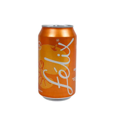 Soda Natural Felix Schorle Sabor Mandarina Yucatan Lata - 355 Ml