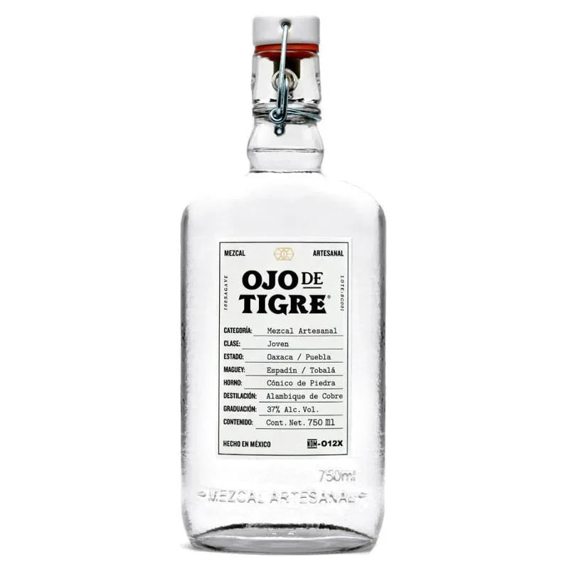 Mezcal Artesanal Ojo De Tigre Joven 100% - 750 Ml