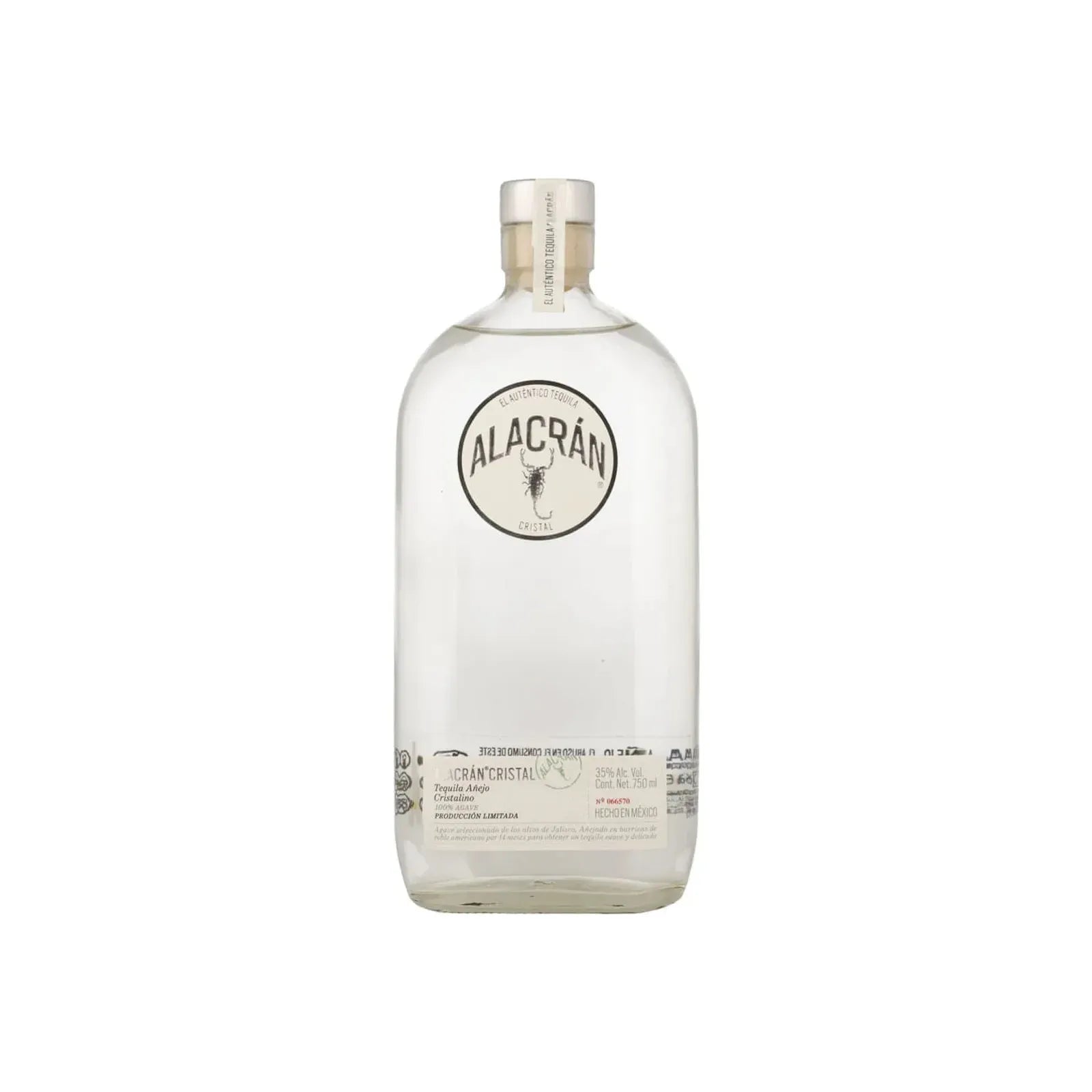 Tequila Alacran Añejo Cristal - 750 Ml