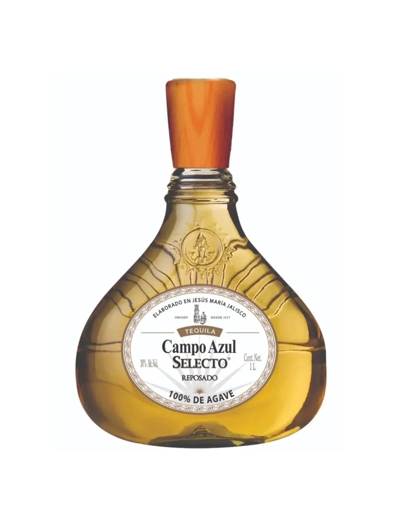 Tequila Campo Azul Selecto Reposado - 1 L