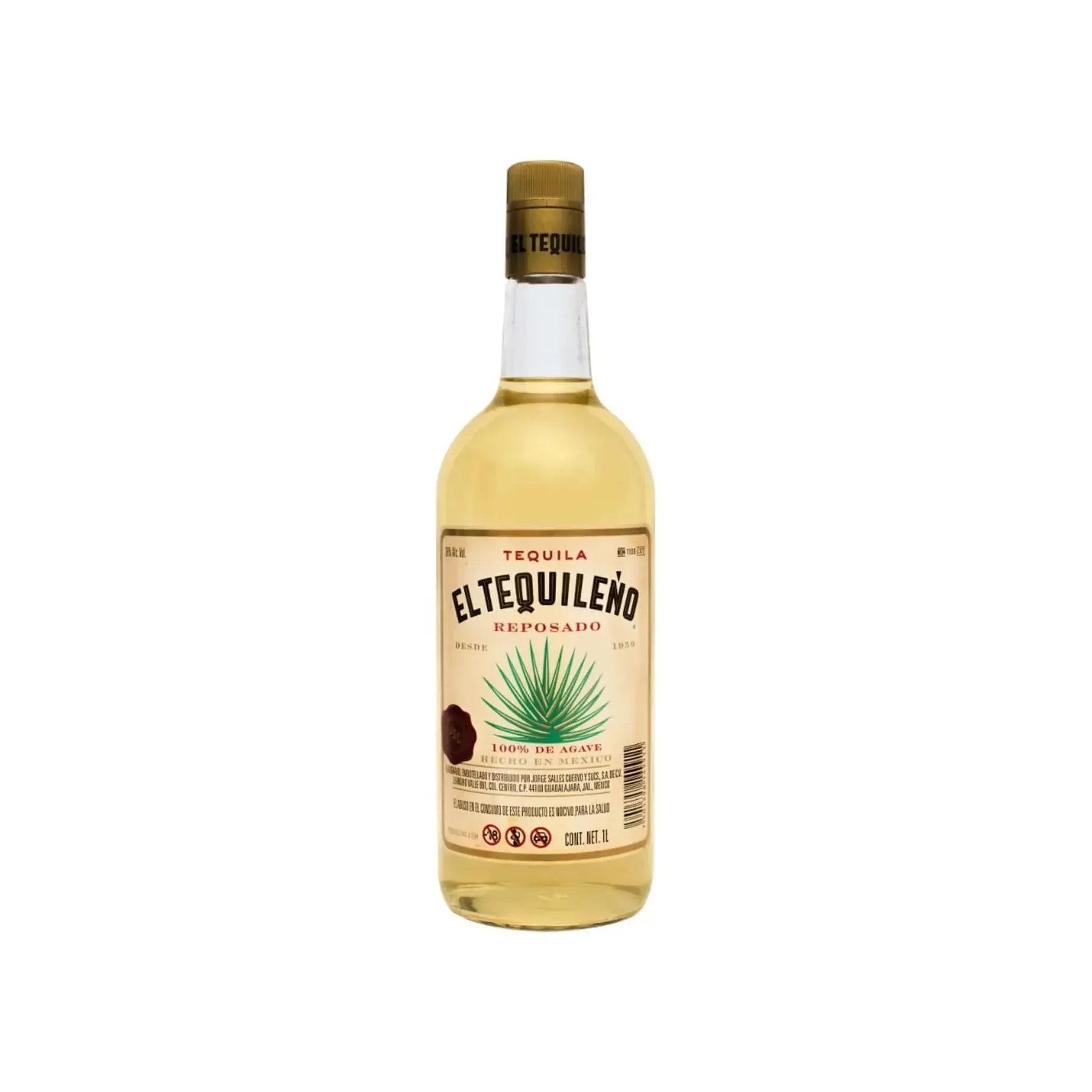 Teq. El Tequileño Rep 100% Gran Rva - 750 Ml