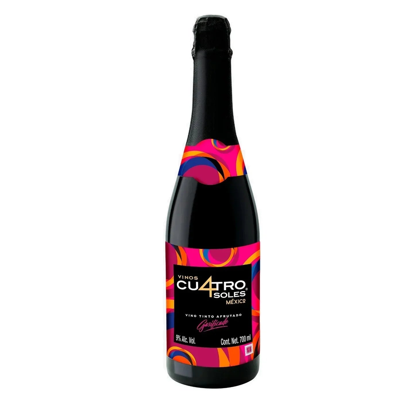 V.T. Esp. Cu4Tro Soles Afrutado Gasificado - 700 Ml