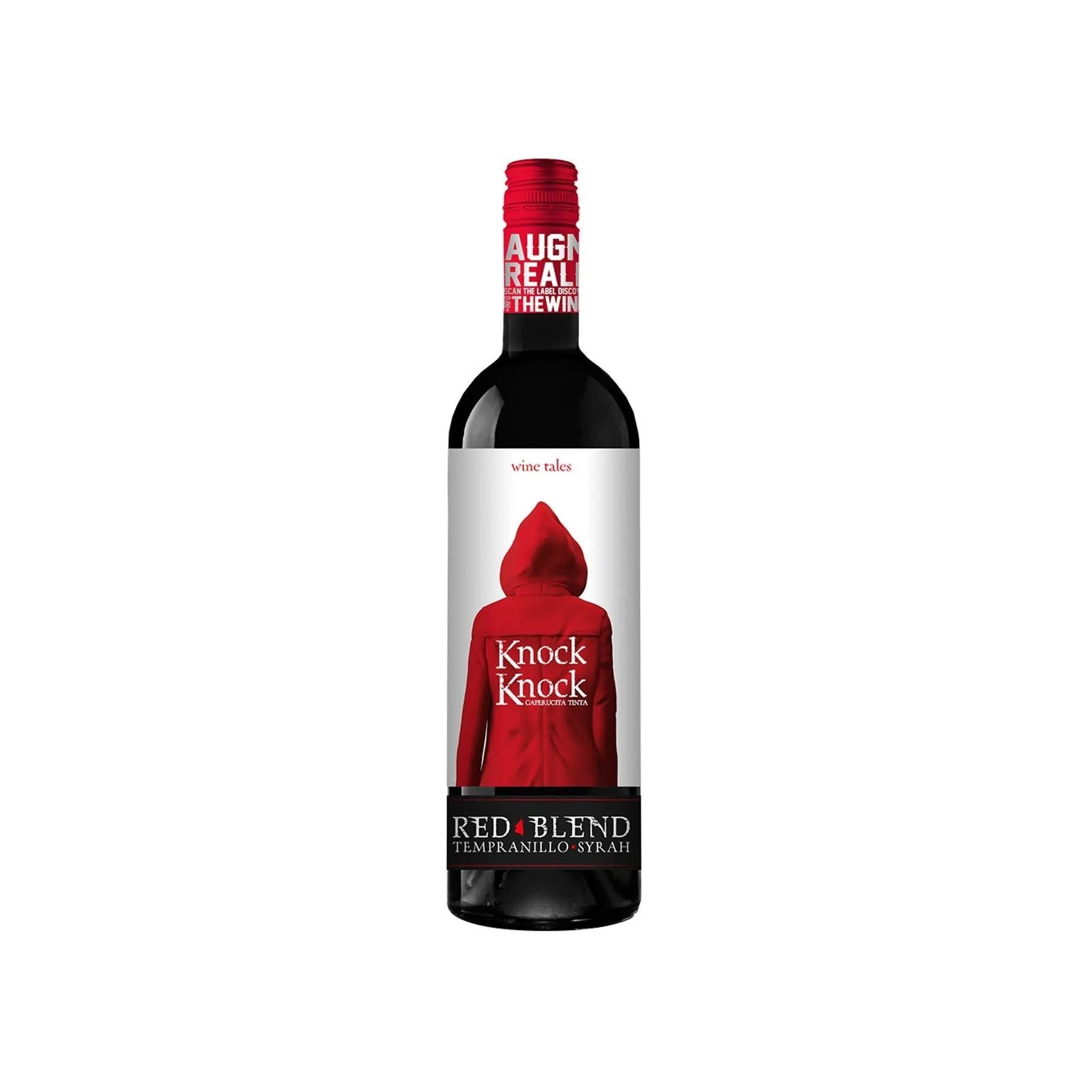 Vino Tinto Knock Knock Caperucita Tinta Tempranillo Syrah - 750 Ml
