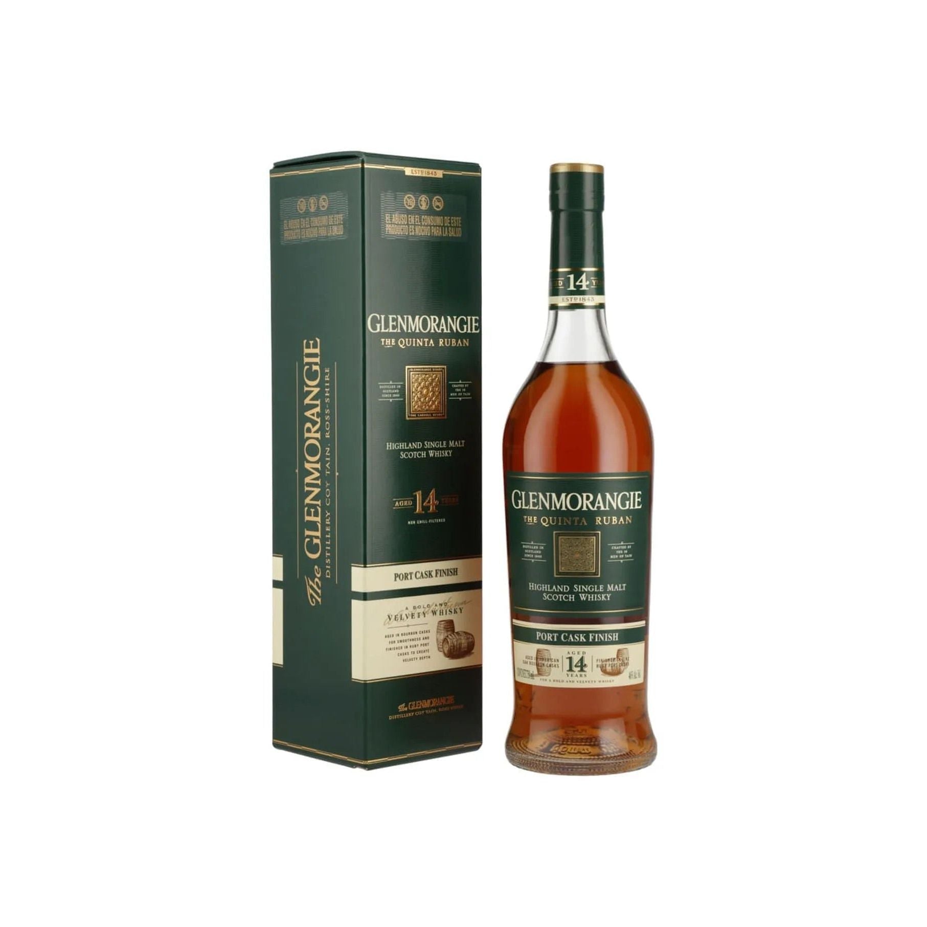 Whisky Glenmorangie 14 Años Quinta Ruban - 750 Ml